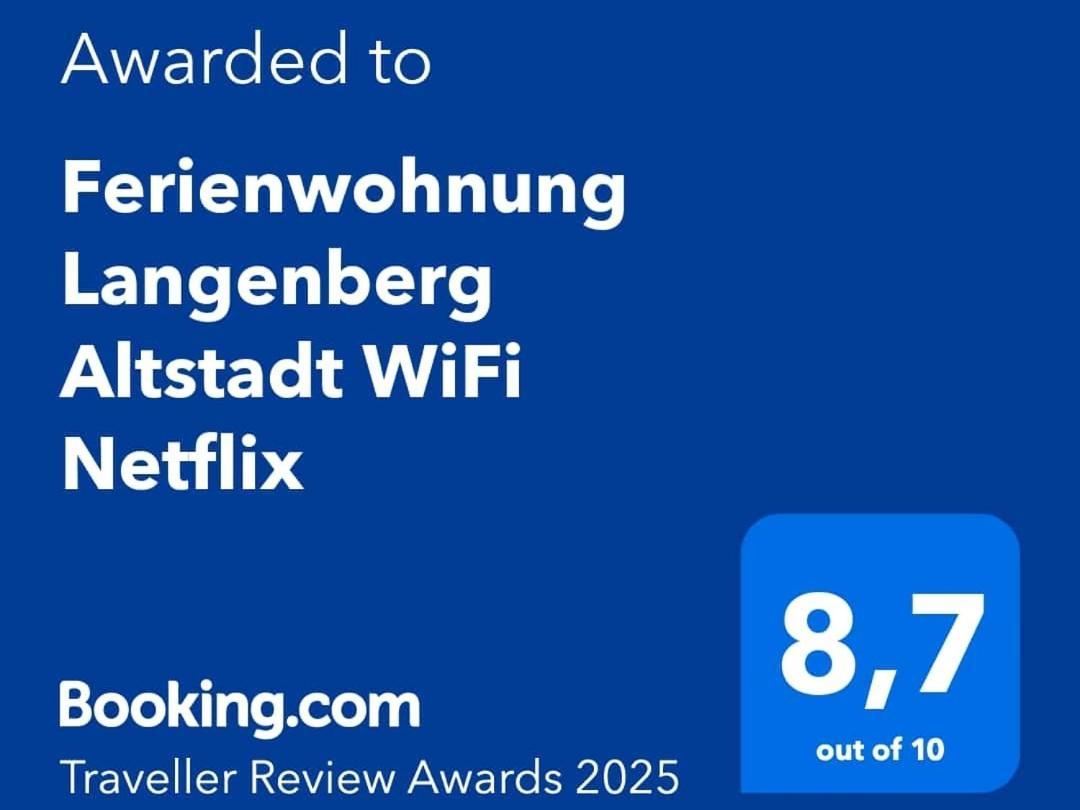 Ferienwohnung Langenberg Altstadt Wifi Netflix 벨베르트 외부 사진